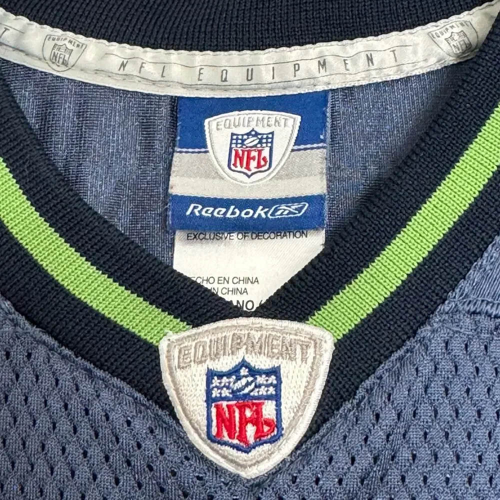 Kids Reebok NFL Shaun Seattle Seahawks Alexander 37 Jersey Medium 10-12 Vintage